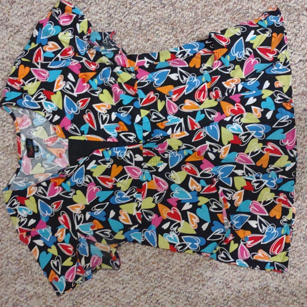 Heart scrub shirt, tons of scrubs bundle and save